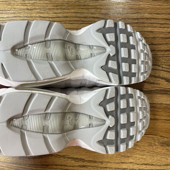 Men's Nike Air Max 95 SE Cobblestone Grey White Size 9 9.5 Shoes NEW - Picture 6 of 6